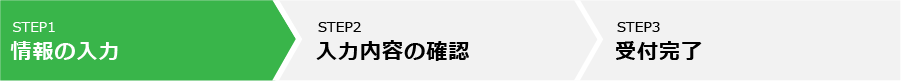 情報の入力